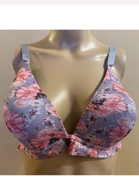 YMI Intimates Floral Bra in Lavender and Pink 40D EUC